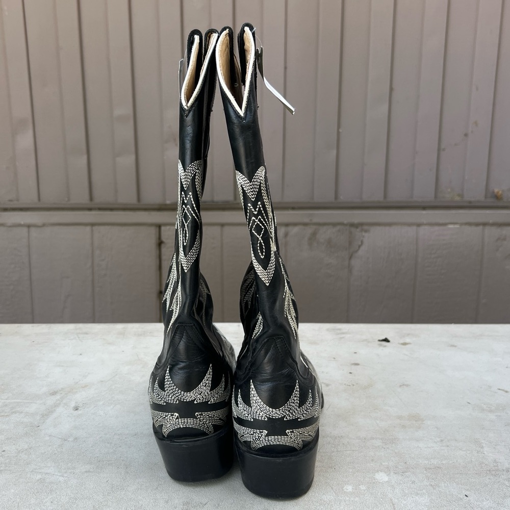 STETSON Cowgirl Boots Black NEW - Picture 2 of 4